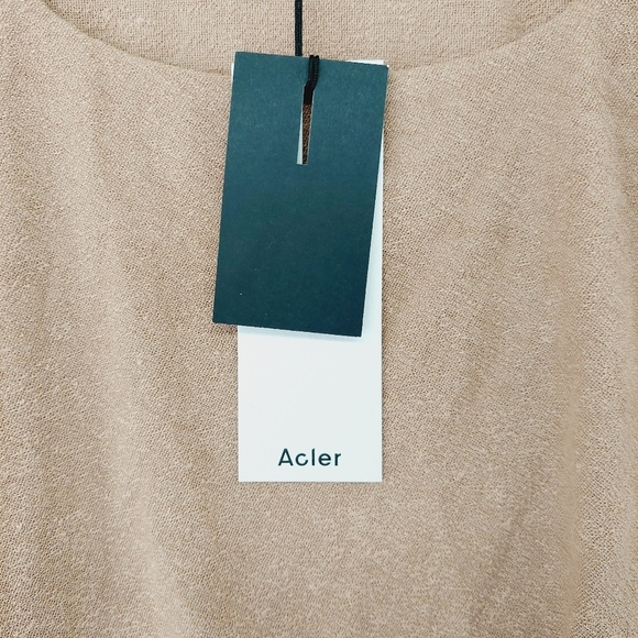 NEW Acler Highfield Brown Gathered Side Fitted Pencil Midi Dress P2017 - Picture 6 of 13